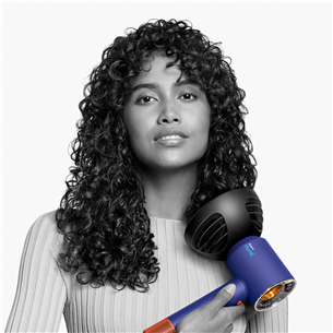 Plaukų džiovintuvas Dyson Supersonic Nural Ceramic Pop, 1600 W, mėlynas/oranžinis   Prekė-SUPERSONIC.NURALCP