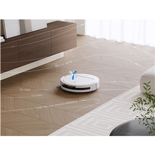 Ecovacs Deebot T50 PRO OMNI, сухая и влажная уборка, белый - Робот-пылесос
