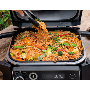 Ninja OG701EU Woodfire Electric BBQ Grill - Plokščia kepimo plokštė
