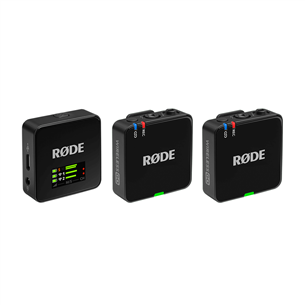 Rode Wireless GO (Gen 3), juoda - Belaidžio mikrofono sistema WIGOGEN3