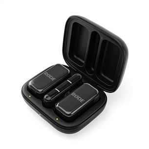 Rode Wireless Micro, USB-C, juoda - Belaidžio mikrofono sistema WIMICROC
