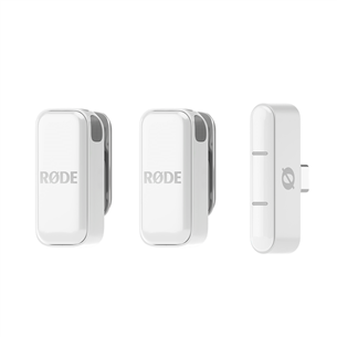Rode Wireless Micro, USB-C, balta - Belaidžio mikrofono sistema