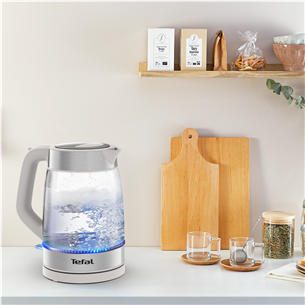 Virdulys Tefal, 1.7 L, pilkas