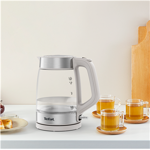 Virdulys Tefal, 1.7 L, pilkas