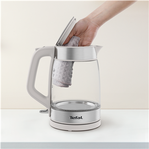 Virdulys Tefal, 1.7 L, pilkas