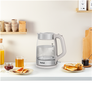 Virdulys Tefal, 1.7 L, pilkas