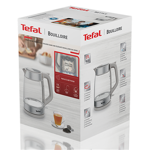 Virdulys Tefal, 1.7 L, pilkas