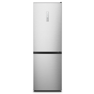 Hisense, NoFrost, 304 L, height 186 cm, nerūdijančio plieno spalvos - Šaldytuvas RB390N4CCD