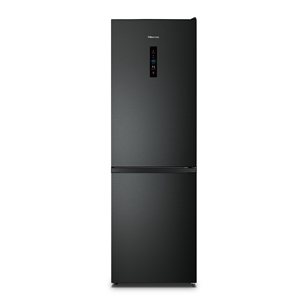 Hisense, NoFrost, 304 L, height 186 cm, juodas - Šaldytuvas RB390N4CFD