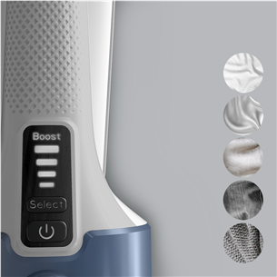 Tefal Pure Force, 2-in-1, 1800 W, baltas/mėlynas - Drabužių garintuvas