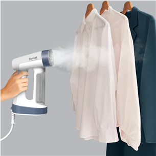Tefal Pure Force, 2-in-1, 1800 W, baltas/mėlynas - Drabužių garintuvas