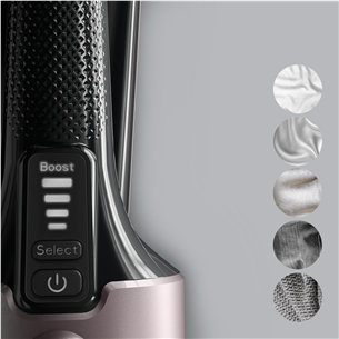 Tefal Pure Force, 3-in-1, 1800 W, juodas/rožinis - Drabužių garintuvas