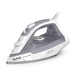 Tefal Virtuo 30, 2000 W, baltas/pilkas - Garų lygintuvas FV2C43