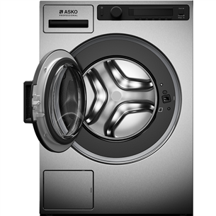 Asko, Professional, 9 kg, gylis 70,6 cm, 1400 rpm, nerūdijančio plieno spalva - Skalbimo mašina