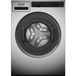 Asko, Professional, 9 kg, gylis 70,6 cm, 1400 rpm, nerūdijančio plieno spalva - Skalbimo mašina WMC8947VI.S