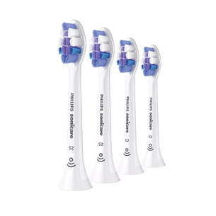 Philips Sonicare S2 Sensitive, 4 шт., белый - Насадки для зубной щетки HX6054/87