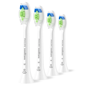 Philips Sonicare Optimal White, 4 vnt., balti - Dantų šepetėlių antgaliai HX6064/87