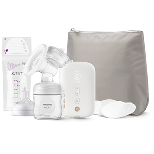 Philips Avent, įkraunamas, baltas – Viengubas elektrinis pientraukis SCF396/31