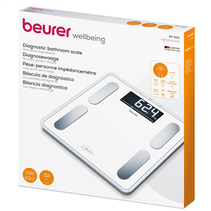 Beurer BF 400 Signature Line, baltos – Diagnostinės svarstyklės