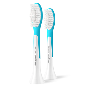 Philips For Kids, 2 шт., белый/голубой - Насадки для зубной щетки HX6042/90