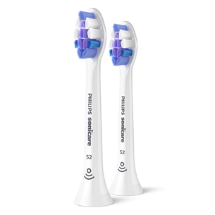 Philips Sonicare S2 Sensitive, 2 шт., белый - Насадки для зубной щетки HX6052/87