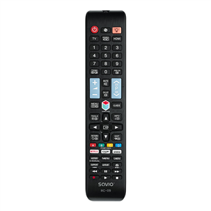 Savio RC-09, Samsung TV, juodas - Universalus nuotolinio valdymo pultelis TVPUSARC09