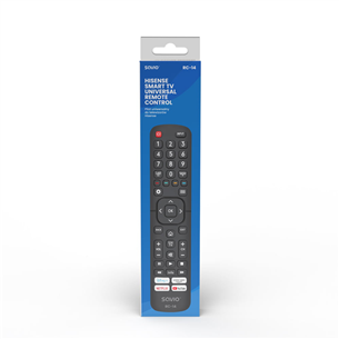 Savio RC-14, Hisense TV, black - TV remote