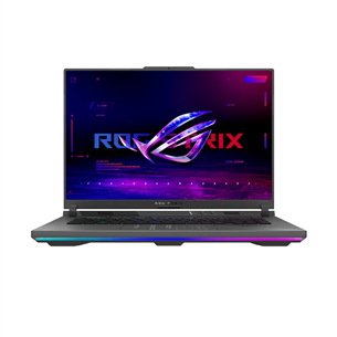 Asus ROG Strix G16, 16'', WQXGA, 240 Hz, Ryzen 9, 16 GB, 1 TB, RTX 5080, ENG, pilkas - Nešiojamas kompiuteris G615LW-S5075W