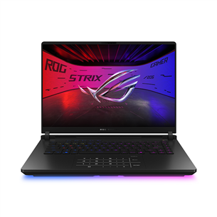 Asus ROG Strix SCAR 16, 2.5K, Mini-LED, 240 Hz, Ultra 9, 32 GB, 2 TB, RTX 5080, ENG, juodas - Nešiojamas kompiuteris G635LW-RW011W