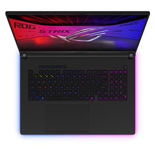 Asus ROG Strix SCAR 18, 2.5K, Mini-LED, 240 Hz, Ultra 9, 64 GB, 2 TB, RTX 5090, ENG, juodas - Nešiojamas kompiuteris