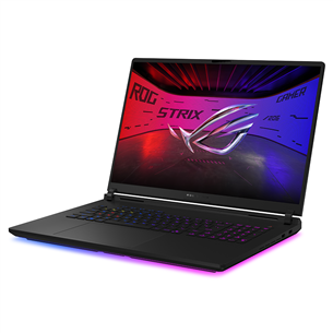 Asus ROG Strix SCAR 18, 2.5K, Mini-LED, 240 Hz, Ultra 9, 64 GB, 2 TB, RTX 5090, ENG, juodas - Nešiojamas kompiuteris