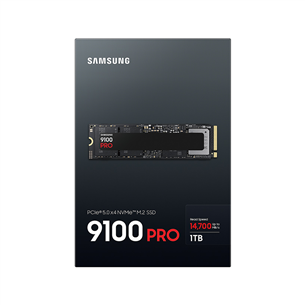 Samsung 9100 PRO, 1 ТБ, PCIe 5.0, M.2, черный - SSD