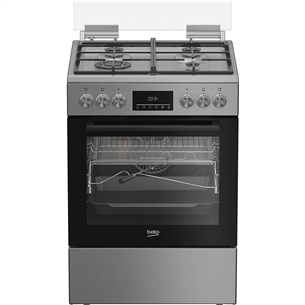 Beko, 72 L, plotis 60 cm, nerūdijančio plieno - Viryklė FBMA61330GXDT