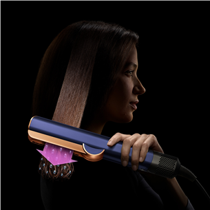 Dyson HT01 Airstrait, mėlynos - Plaukų tiesinimo žnyplės