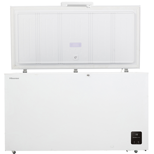 Hisense, 440 L, plotis 142.9 cm, baltas - Gilus šaldiklis