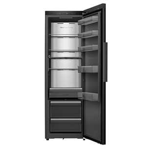 Hisense, 372 L, aukštis 186 cm, juodas - Šaldytuvas