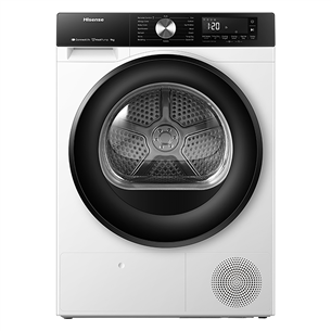 Hisense, 9 kg, depth 64 cm - Clothes dryer DH3S902BW3