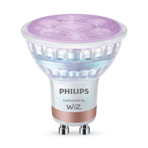 Philips Wiz Smart LED Spot Full Color, GU10, 3 vnt., baltos - Išmaniosios lemputės 929003772336