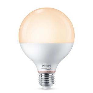 Philips Wiz Smart LED Globe, E27, balta - Išmanioji lemputė 929003782121