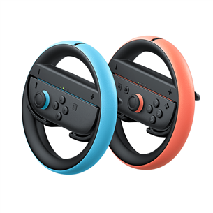 Nintendo Joy-Con 2 Wheel, Nintendo Switch 2, 2 vnt., mėlynas/raudonas - Vairai 045496321635