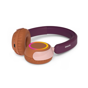 Philips TAK4200, violetinės - Vaikiškos belaidės ausinės