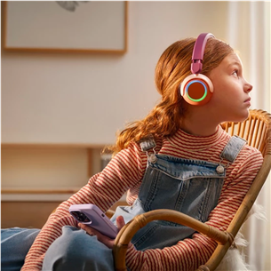 Philips TAK4200, violetinės - Vaikiškos belaidės ausinės