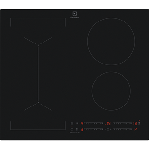 Electrolux 600 Series SaphirMatt, Hob2Hood, 59 cm pločio, be rėmelio, juoda - Įmontuojama indukcinė kaitlentė CIV63443CT