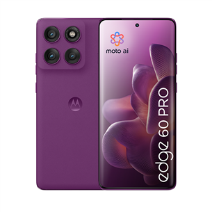 Motorola Edge 60 Pro, vynuogių spalvos - Išmanusis telefonas PB7X0008SE
