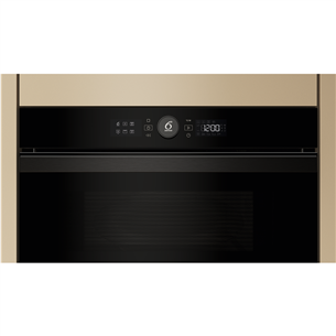 Whirlpool, 31 L, 1000 W, juoda - Įmontuojama mikrobangų krosnelė su griliu