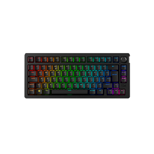 HyperX Alloy Rise 75, SWE, juoda - Belaidė klaviatūra 91Y91AA#UUW