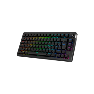 HyperX Alloy Rise 75, SWE, juoda - Belaidė klaviatūra