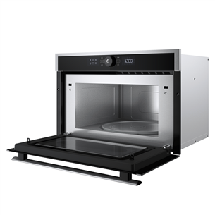 Whirlpool, 31 L, 1000 W, nerūdijančio plieno spalvos - Įmontuojama mikrobangų krosnelė su griliu