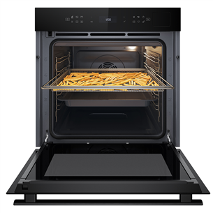 Whirlpool, 73 л, гпиролитическая очистка, черный - Интегрируемый духовой шкаф