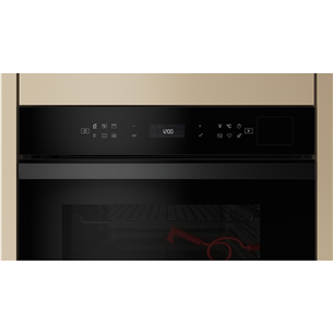 Whirlpool, 73 л, гпиролитическая очистка, черный - Интегрируемый духовой шкаф